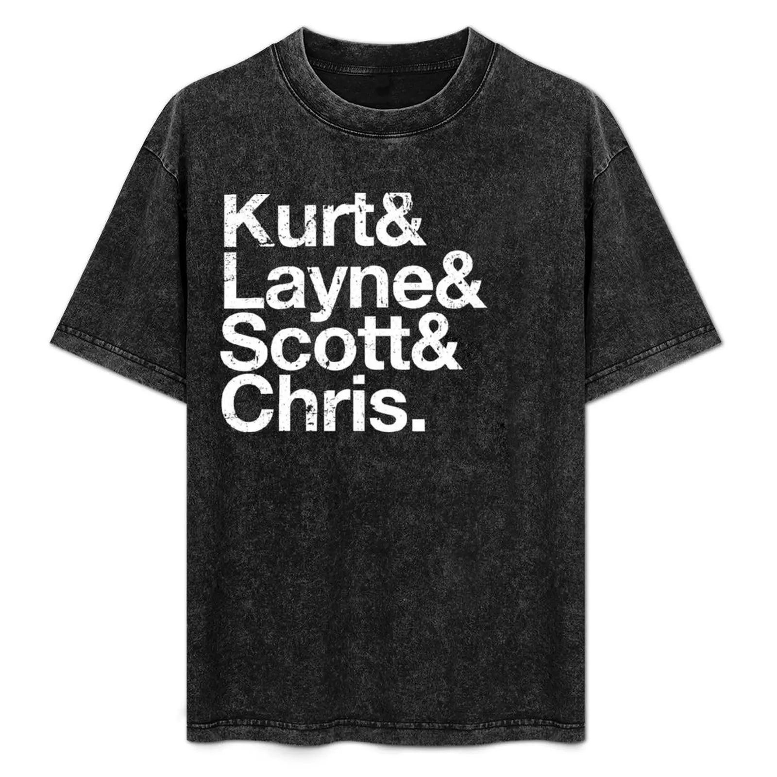

Grunge List T-Shirt Holiday Casual Short Sleeve Top