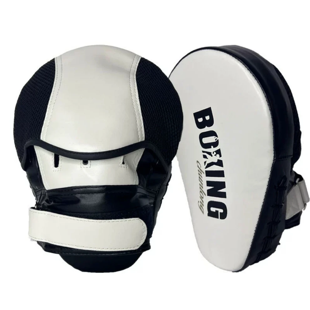 Boxing Pads for Men Women& Kids PU Leather Focus Mitts for Martial Arts Boxing Training,Curved Punch Mitts for MMA Karate