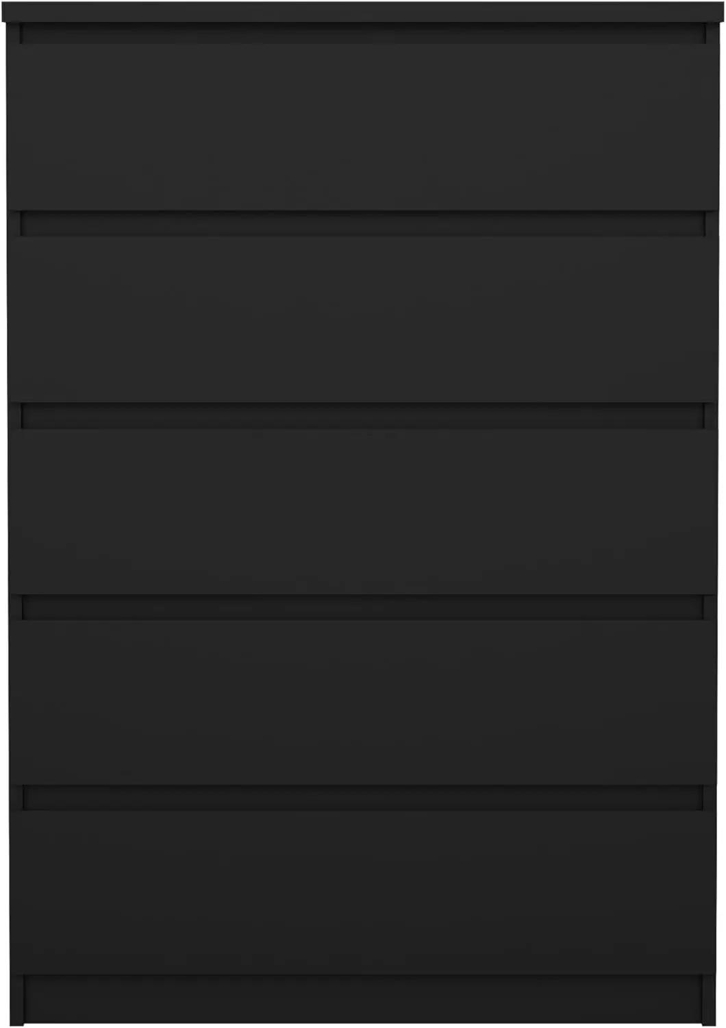5 Drawer Chest, Black Matte