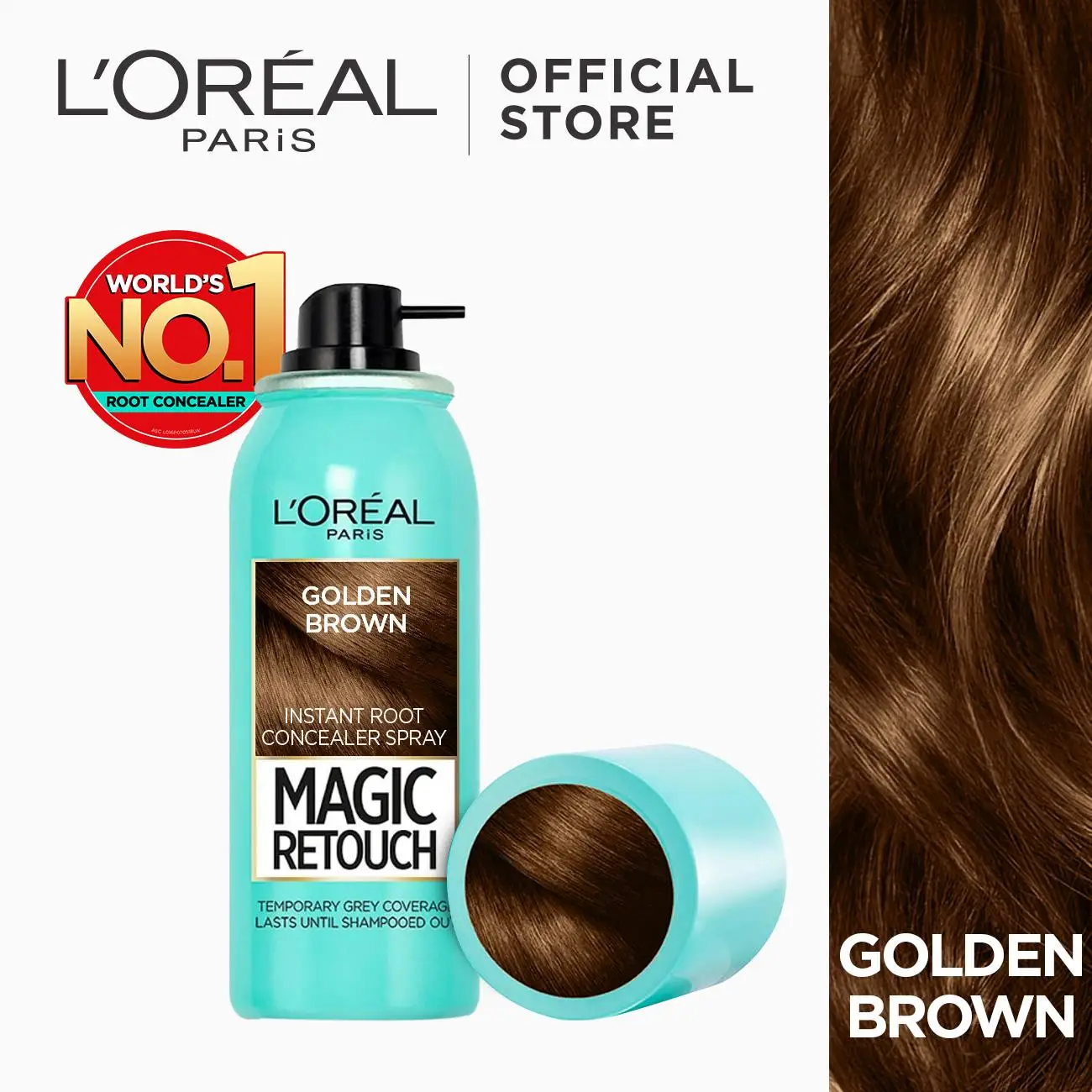 Loreal Paris magic touch up мгновенное покрытие корней белый консилер спрей временное серое покрытие блонд коричневый черный 75 мл