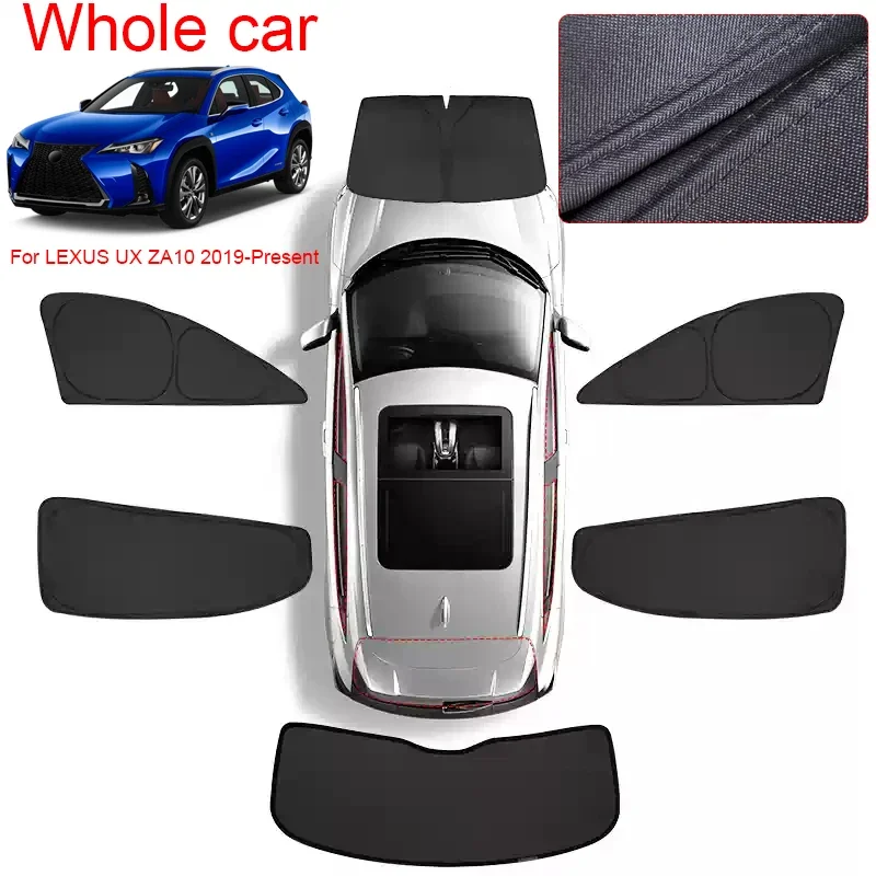 For LEXUS UX ZA10 2019-2026 Premium Car-Specific Privacy Sunshade Curtain Auto Anti-UV Heat Insulation Protect Cover Accessory