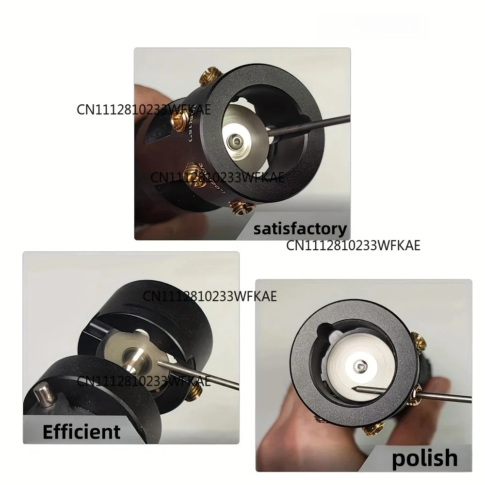 Welding electrode grinder auxiliary tool, tungsten electrode grinder grinding head
