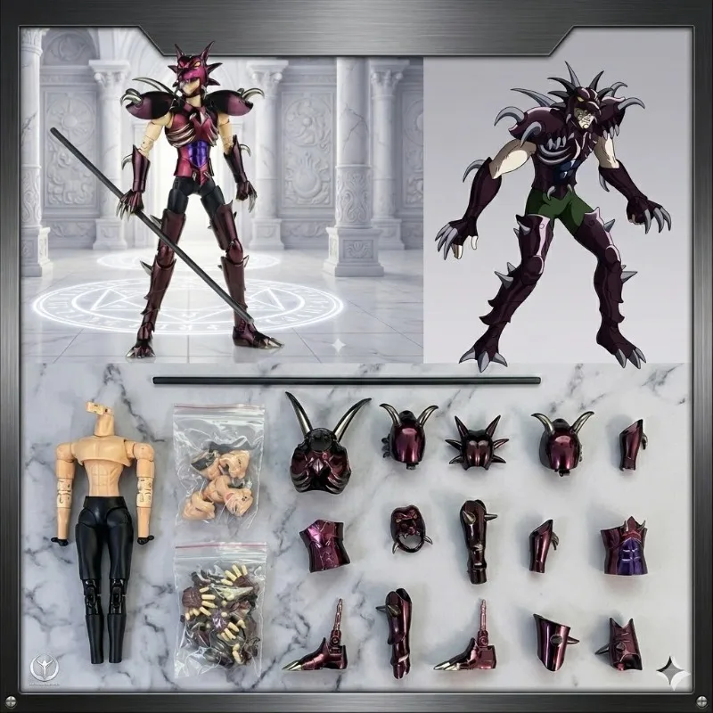 [9-Hour Shipping]RHSaint SeiyaMetal ClothMythClothEXM/EXLycaon Phlegyas Hades Specters Knights of the ZodiacActionFigureIn Stock