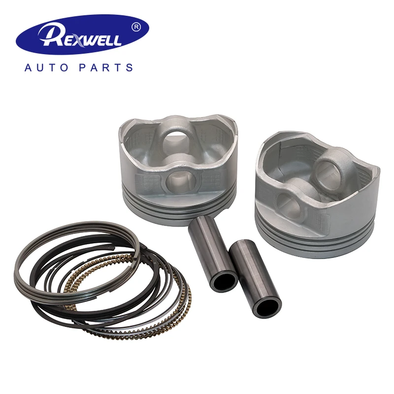 Custom OE 13013-21050 13103-21080 STD 2NZ Engine Piston and Ring Assembly Kit for Toyota Corolla Yaris Altis Vitz 1.3L