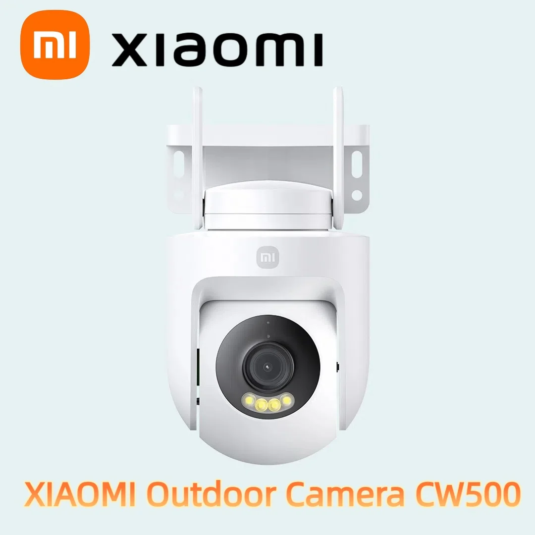 

НОВАЯ уличная камера Xiaomi CW500, защита безопасности, Wi-Fi 6, CCTV, разрешение 3K Ultra HD, полноцветное ночное видение, IP66, умный дом