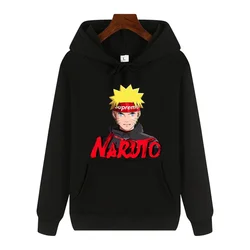 Uzumaki Naruto bella stampa autunno/inverno confortevole morbido ispessimento felpa con cappuccio da strada calda moda casual di alta qualità da uomo