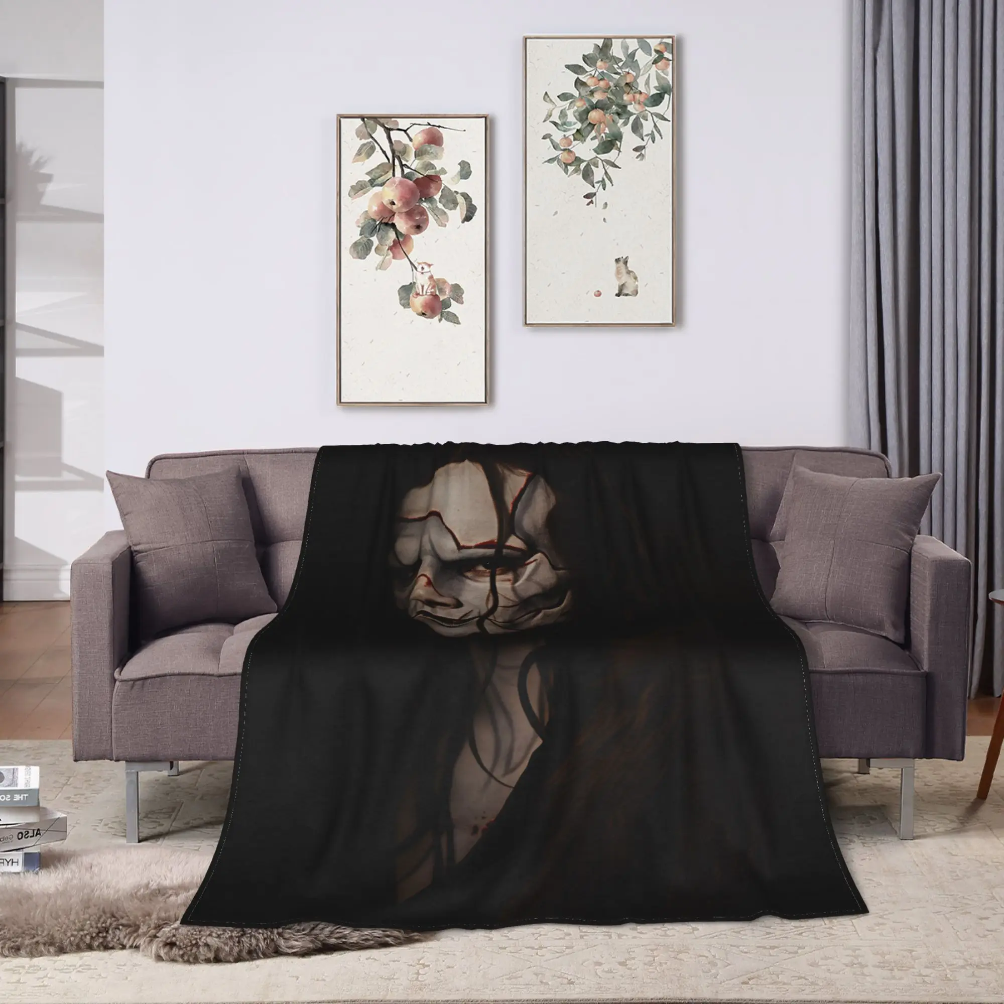 بطانيات فرانكنشتاين مونستر الفانيلا فائقة النعومة لغرفة النوم والسفر مطبوعة غطاء سرير للأريكة #2