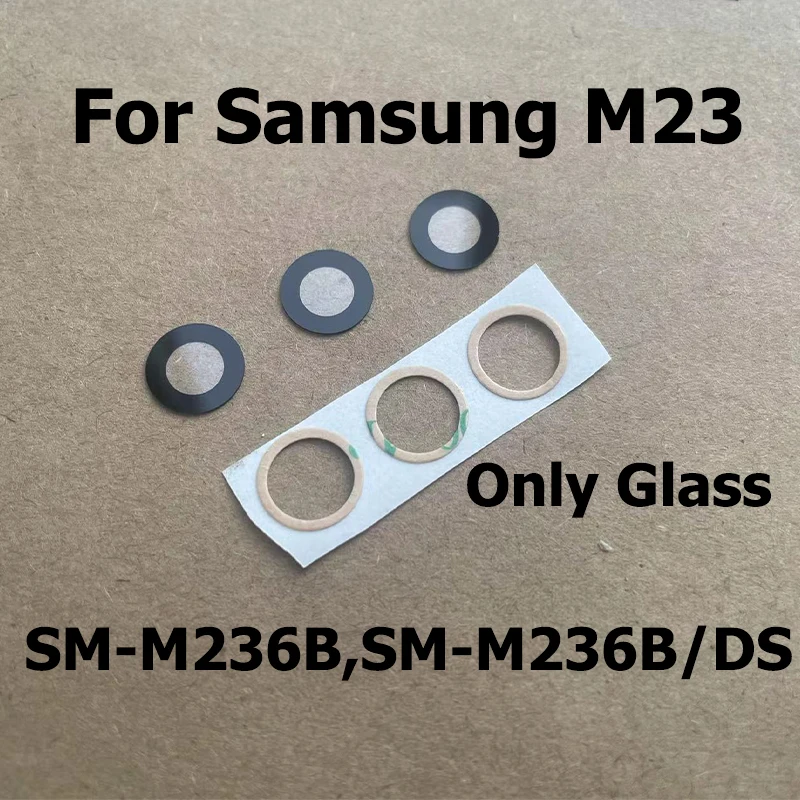 New Rear Back Camera Glass For Samsung Galaxy M23 Main Camera Lens Glass Cover With Adhesive SM-M236B SM-M236B/DS