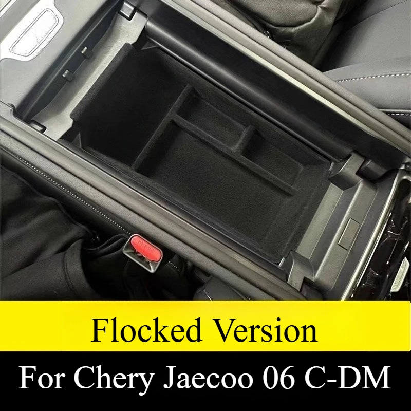 

For Chery Jaecoo 06 C-DM Armrest Box Storage Box Central Control Storage Compartment Finishing Interior Supplies Accessories