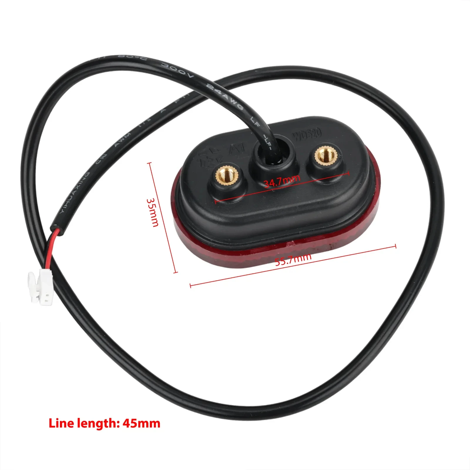 Rear TailLight For Xiaomi Electric Scooter 4 Brake Safety LED Flashing Lamp Security Warning Light Fender Parts