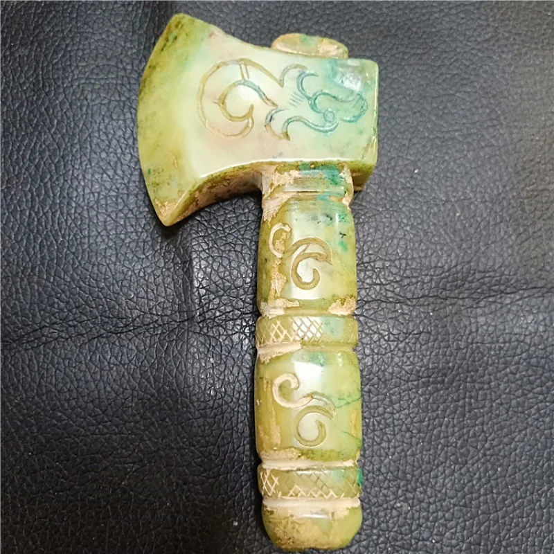 Antique Axe mão peças ornamentos, artesanato antigo, Jade e Xiuyan, fornecimento por atacado