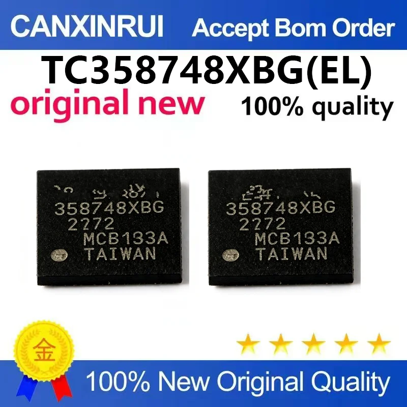 (5pcs-100pcs)Brand new original TC358748XBG TC358748XBG (EL) packaged VFBGA80 interface converter