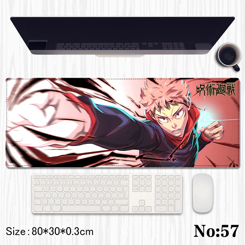 

Anime Jujutsu Kaisen Stylish and Simple Mouse Pad Anti-slip Large Desk Mat Mouse Pad Cute Things for Girls and Boys