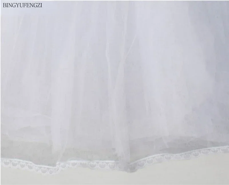 Tulle Petticoat Wedding Accessories Vestido Branco Underskirt Jupon Mariage Petticoat New Woman Arrival White 3/8 Origin