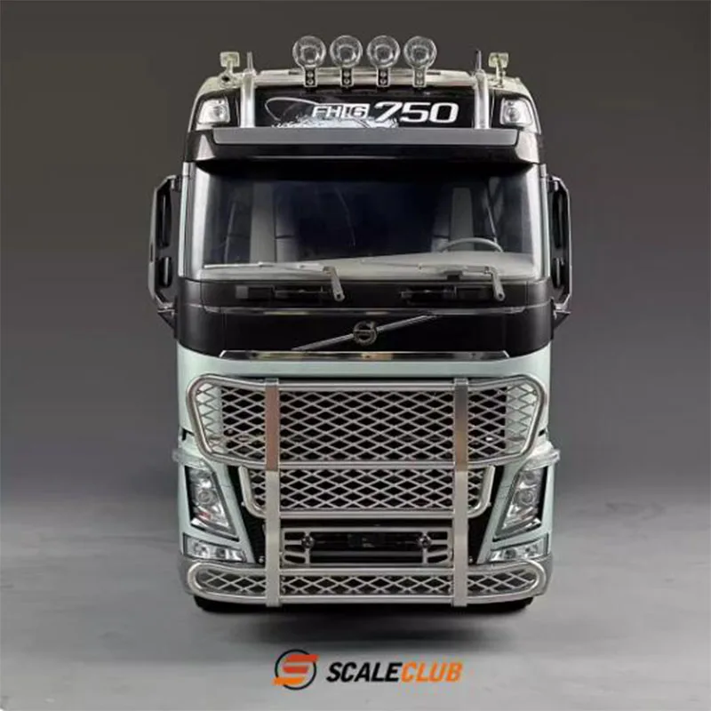 SCALECLUB 1/14 Dla VOLVO FH750 Osłony zwierząt Dla Tamiya Lesu Dla Benz Rc Ciężarówka Przyczepa Wywrotka