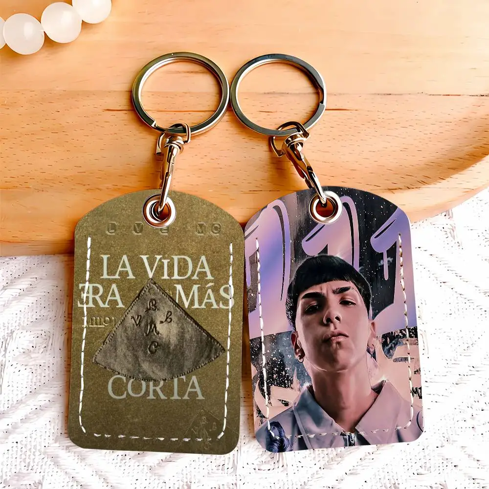 Rapper Milo J Card Holder Keychain Key Ring Door Lock Access Protective Case For Security Gift
