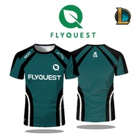 2025 League of Legends Esports Club FlyQuest Jersey LOL North American Team FLY Training Uniform Unisex Casual Sports T-shirt