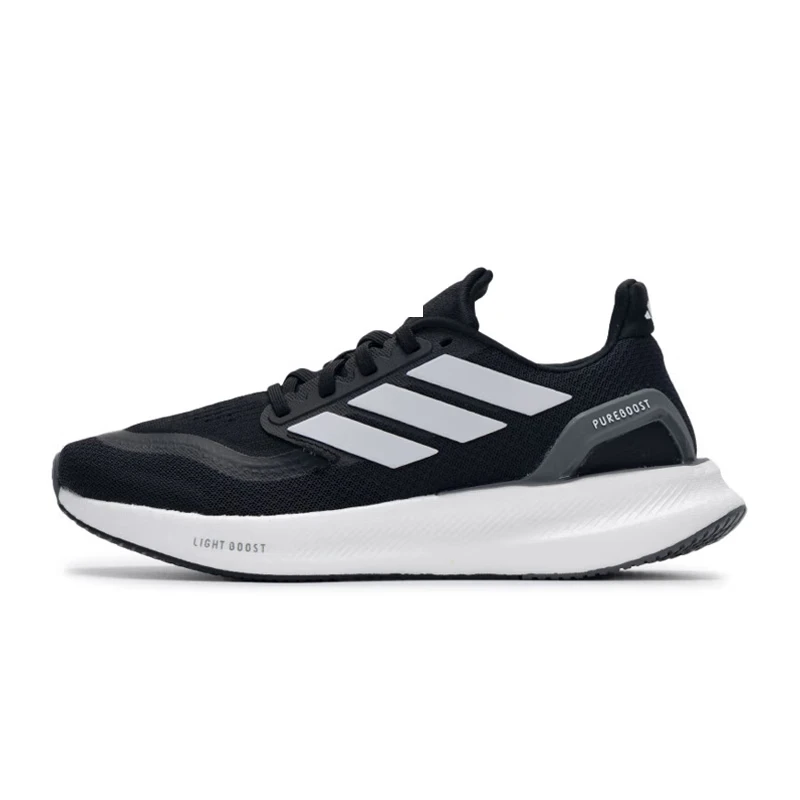 adidas Pureboost 5Core Black Cloud White Grey IF9191 Fashionable and versatile lightweight running shoes for men and women