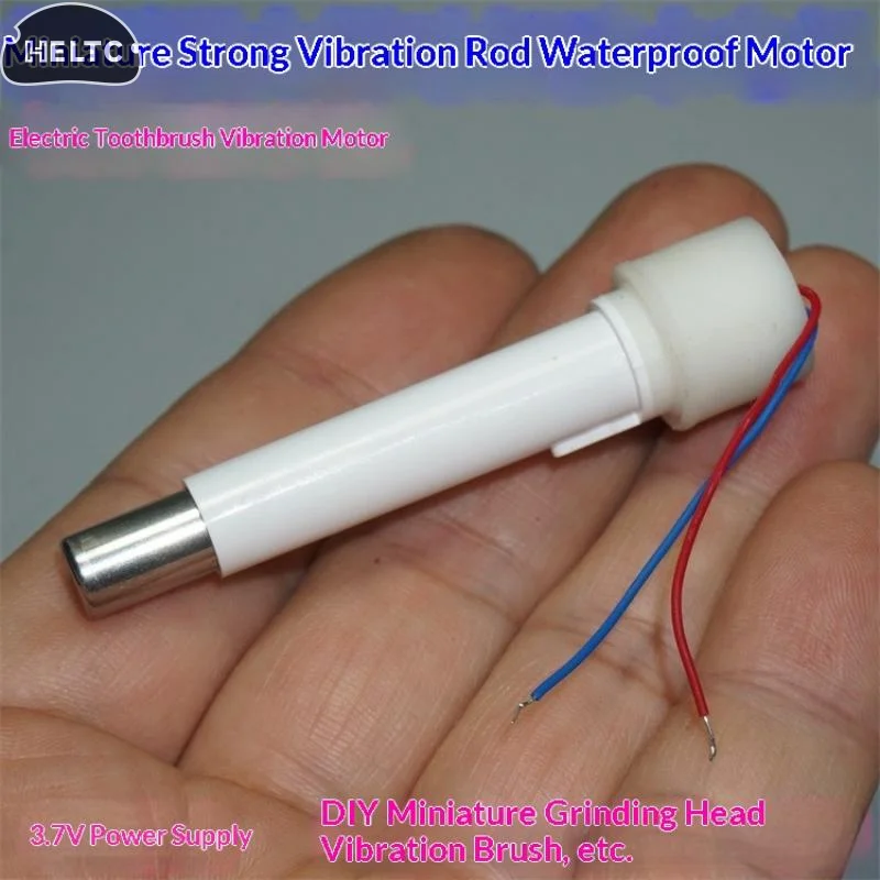 1/3Pcs Mini Waterproof Vibration Rod Motor Strong Vibrating Motor DC1.5V‑3.7V For Electric Toothbrush DIY Polishing Grinding