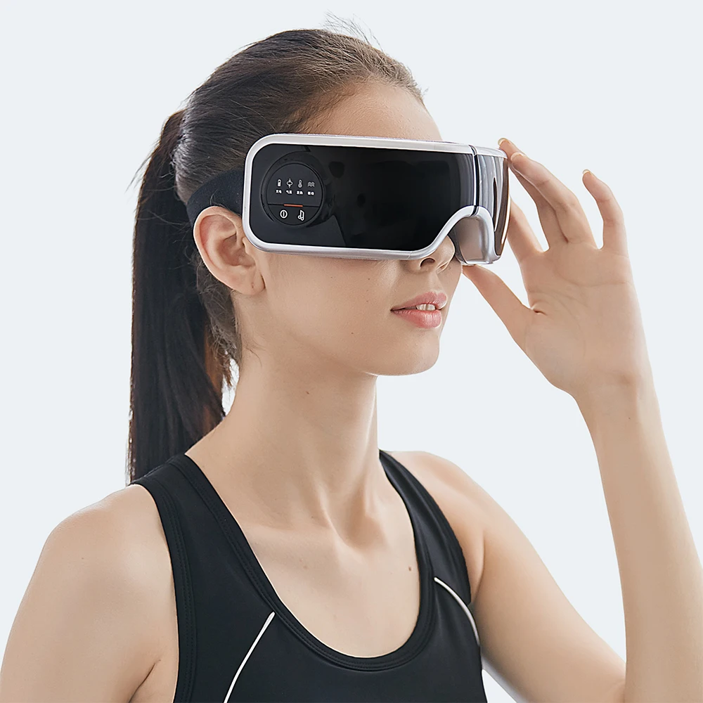 

Dark Circles Remove machin Micro Vibration Hot Compreess Eye Massager With Acupoint Vibration