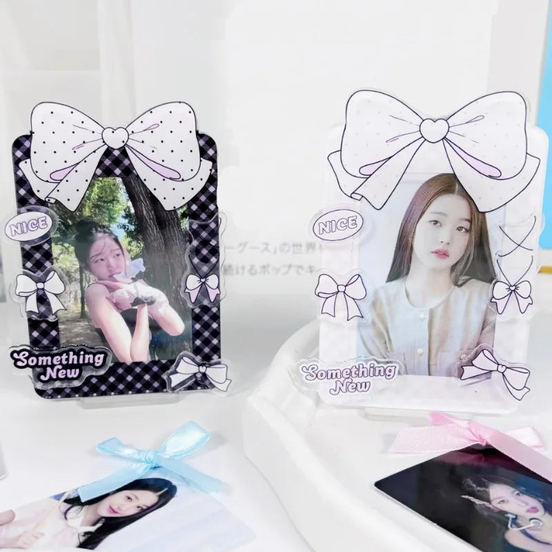 Bow Ballet Style Practical Small Card Display Stand Card Brick Stand Card Detachable Table Card Sleeve Protection Card Sleeve