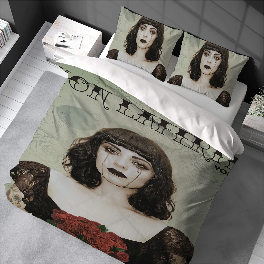 Juego de Funda Nórdica Mon LaFerte Singer, Suave, Lavable, 3 Piezas, Verano, Cómodo, para Dormitorio Estudiantil, Hogar, Cama de Bebé, Superventas