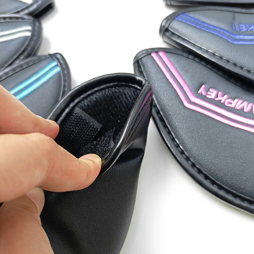 مجموعة غطاء رأس نادي الجولف الحديدي، غطاء رأس حديدي رقمي سميك ومتين لحماية هدية نادي الجولف