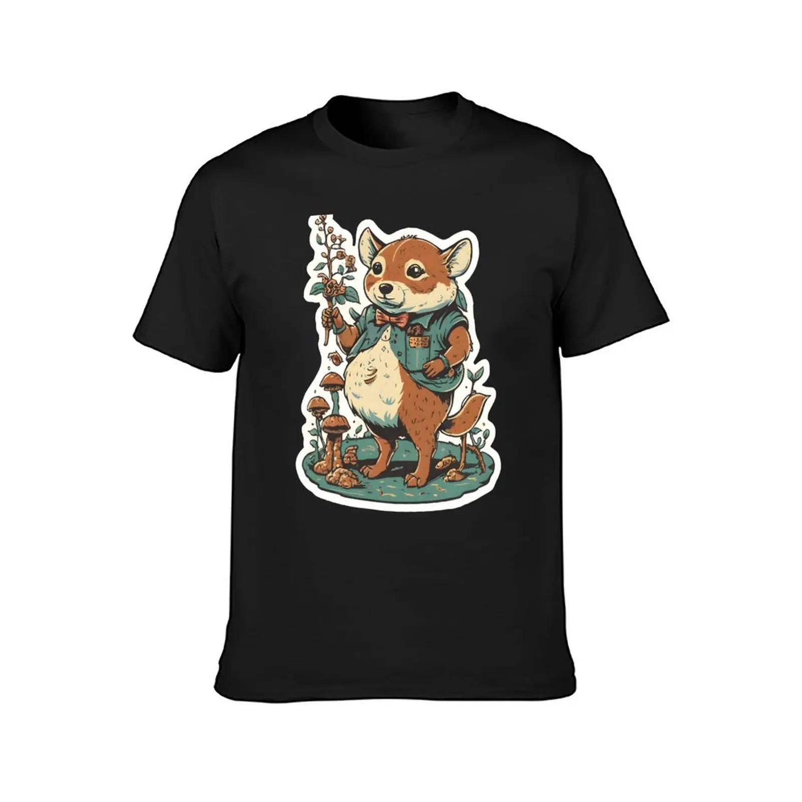 whimsical and anthropomorphic animals engaging in human-like activities. sticker T-Shirt