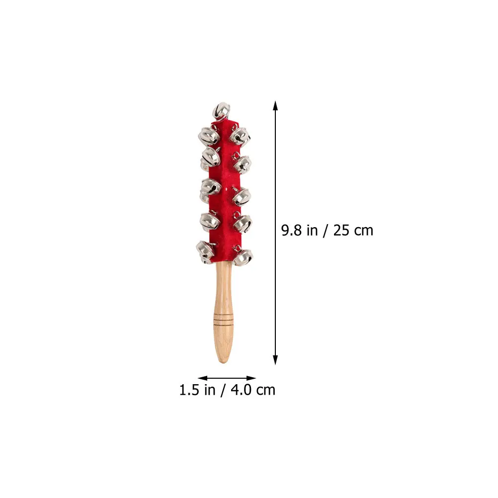 2Pcs Handheld Rattle Compact Size Children Music Learning Instrument Safe Durable Educational Enhance Creativity