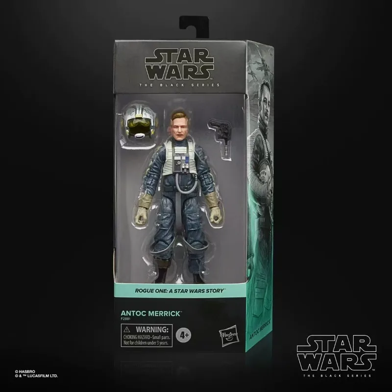Hasbro-figuras originales de Star Wars, la serie negra, Rogue One: A Story Wars Story ANTOC MERRICK, colección de adornos de juguete