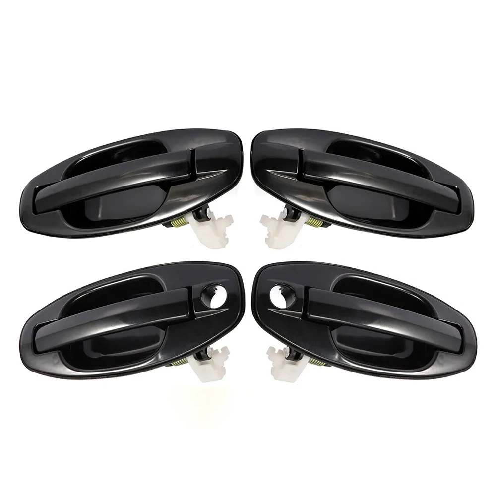 

4 шт. автомобильные Внешние дверные ручки, передняя, задняя, левая, правая для Hyundai Santa Fe 2001 2002 2003 2004 2005 2006 8265026000 8266026000