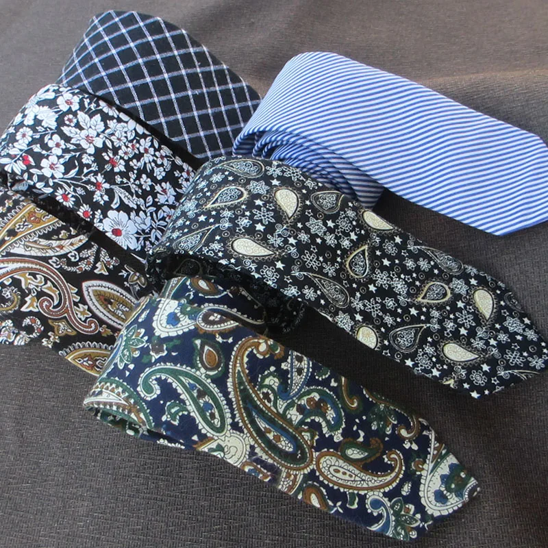 

Классический синий галстук с цветочным принтом, тонкий хлопковый галстук ручной работы на заказ, тонкий дизайн в цветочную полоску для мужчин
