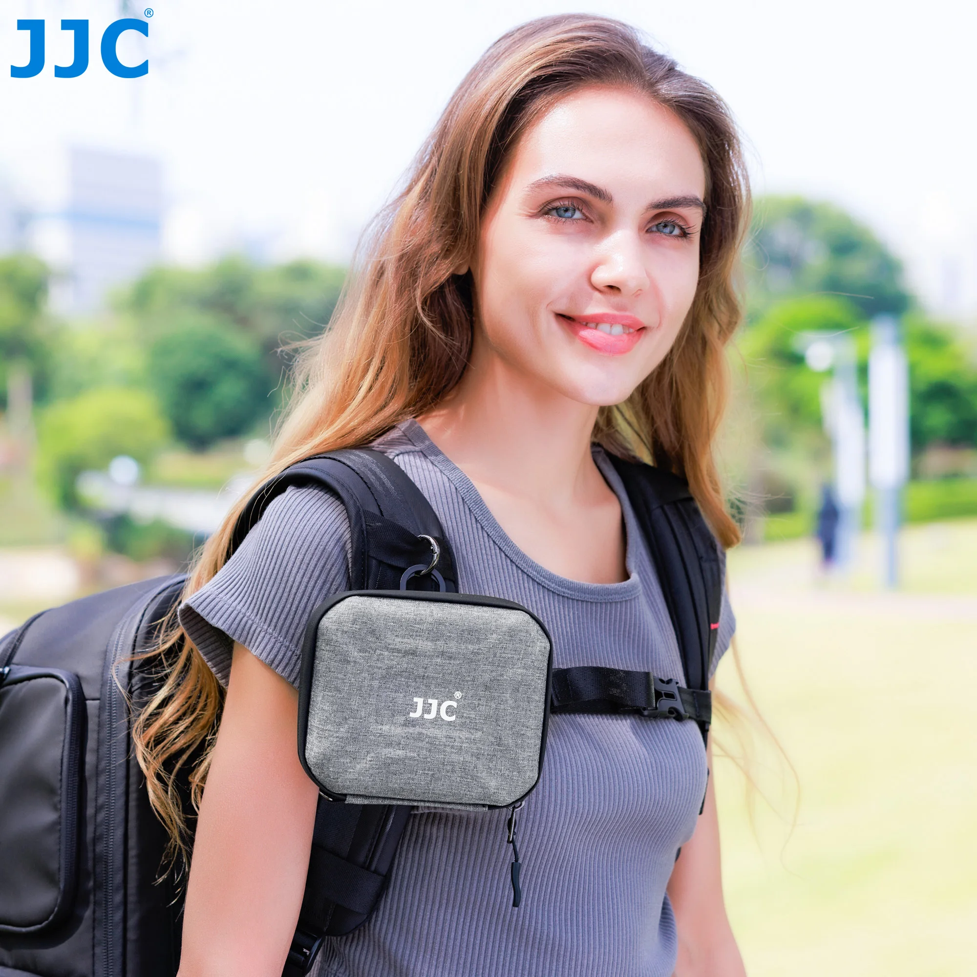 JJC 4 فتحة عدسة كيس مرشح يصل إلى 95 مللي متر تصفية غطاء واقٍ مزخرف لهاتف آيفون عدسة الكاميرا تخزين مرشح ل ND UV CPL تصفية كيس مرشح مقاوم للماء