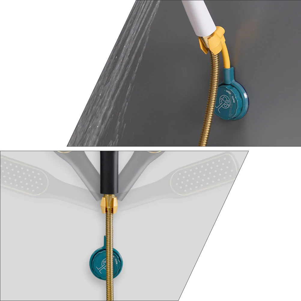 

Shower Head Suction Cup Bracket Adjustable Rack for Shower Head Holder Bathroom Accessories Durable Plastic Home Use