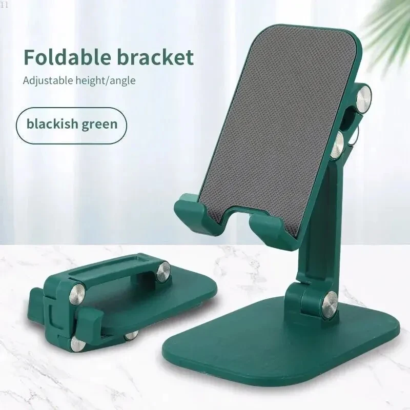 Desktop Phone Holder Can Be Freely Raised And Lowered, Adjustable In Height Foldable Portable Tablet For Live Streaming Deskto