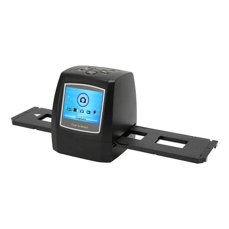 Digital Film&Slide Scanner, Converts 35Mm 135Mm Color Black White Negative Film Slide To Digital JPEG Into Card US Plug