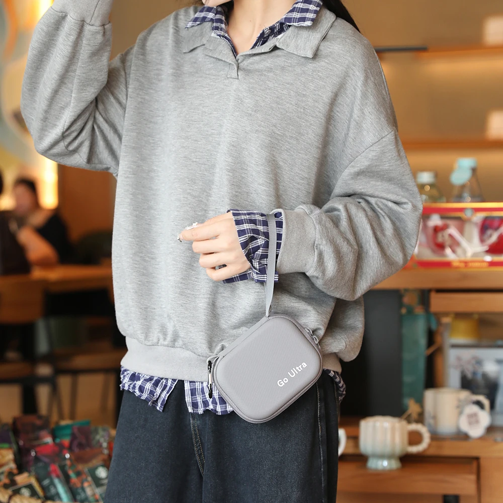 

Carrying Case For Insta360 GO Ultra, Travel Storage Bag Organizer Case Hard Case Protective Cover Shell Box for GO Nano Camera