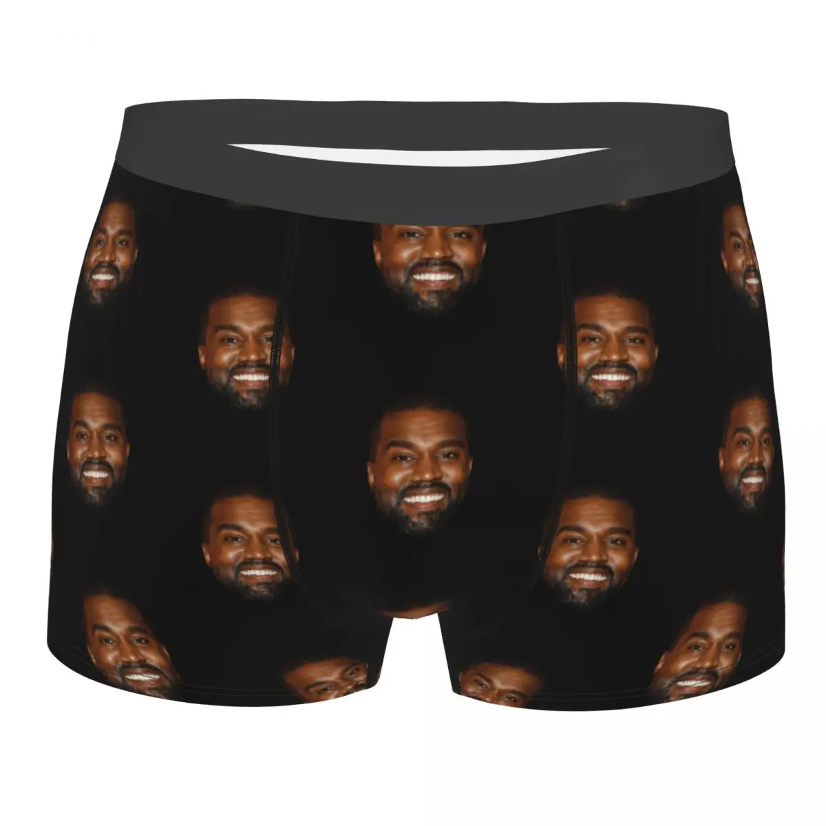 

Men's Kanye West Boxer Shorts Panties Soft Underwear Male Novelty S-XXL Underpants