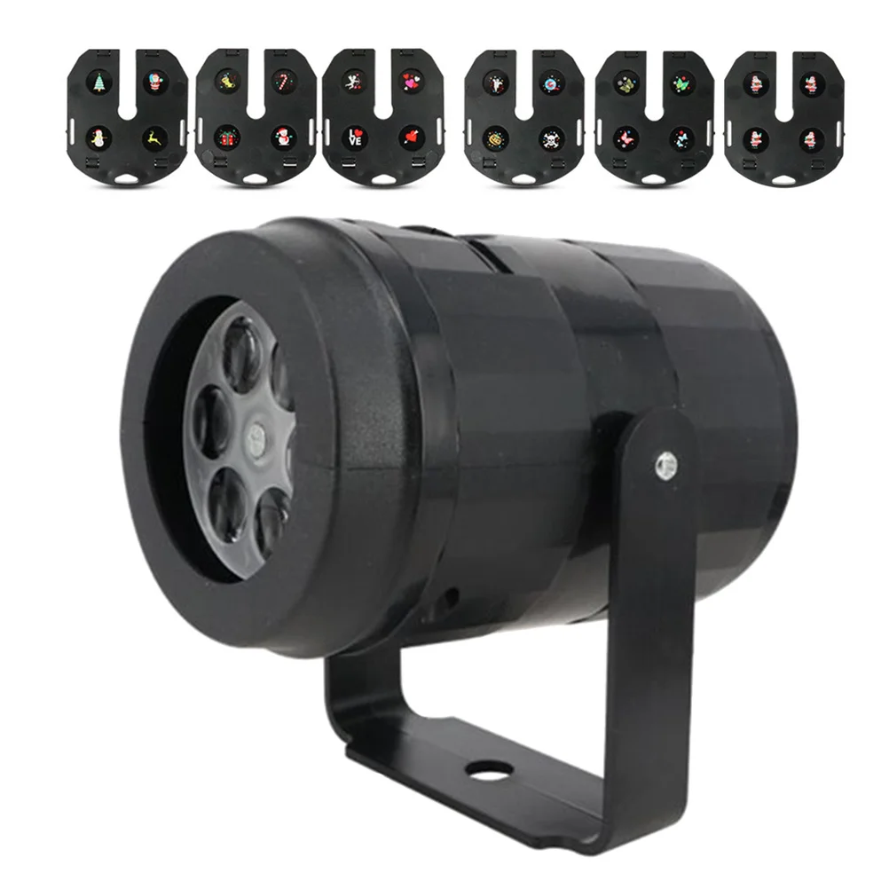 1 قطعة جهاز عرض ليد دوار ضوء السوبر مشرق لتزيين الجدران عطلة عيد الميلاد عيد الهالوين غرفة الحفلات المنزل #3