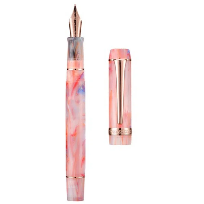

A+ Kaigelu 316A Розово-оранжевая акриловая перьевая ручка, перо EF/F/M, подарочная ручка с чернилами для письма