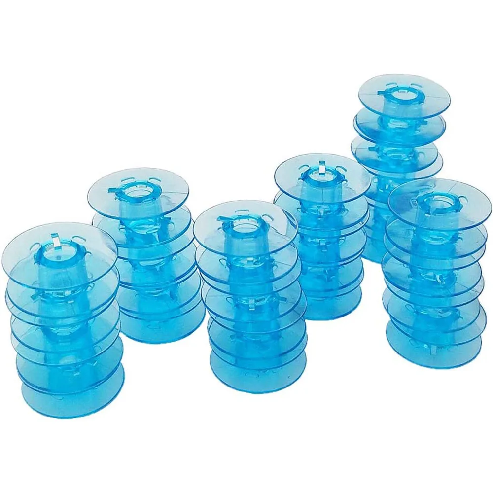 20 PCS/Lot Sewing Machine Blue Plastic Bobbins #9033P For Pfaff Brand 1469 1471 1472 1473 1475 Creative 2134 Sewing Accessories