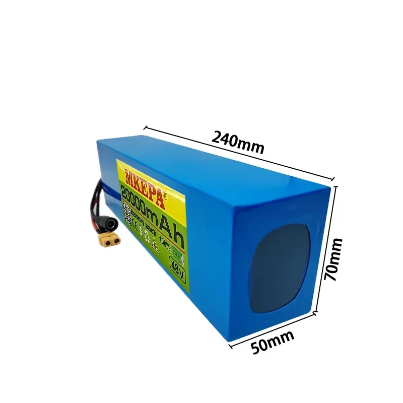 48 فولت 20 أمبير 18650 بطارية ليثيوم أيون 13S2P 1000 واط بطارية عالية الطاقة ، مناسبة لمجموعة محرك الدراجة الكهربائية 54.6 فولت 250 واط 350 واط 500 واط #6