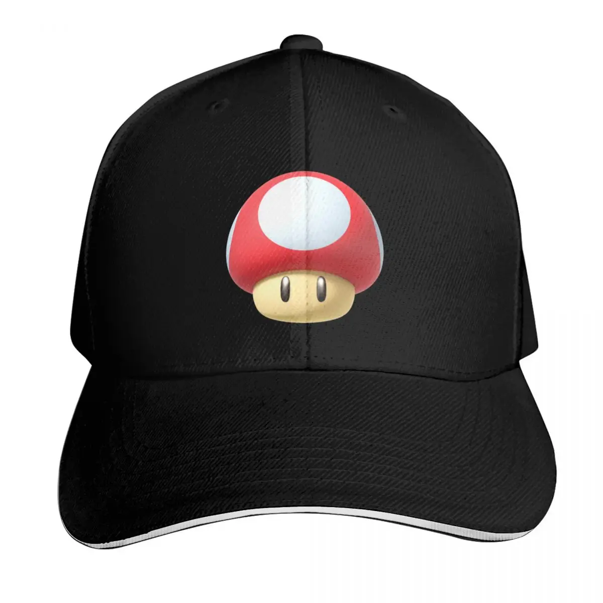 

red mushroom sticker Baseball Cap fashionable men's big size hat Cosplay Dropshipping For Women Men's