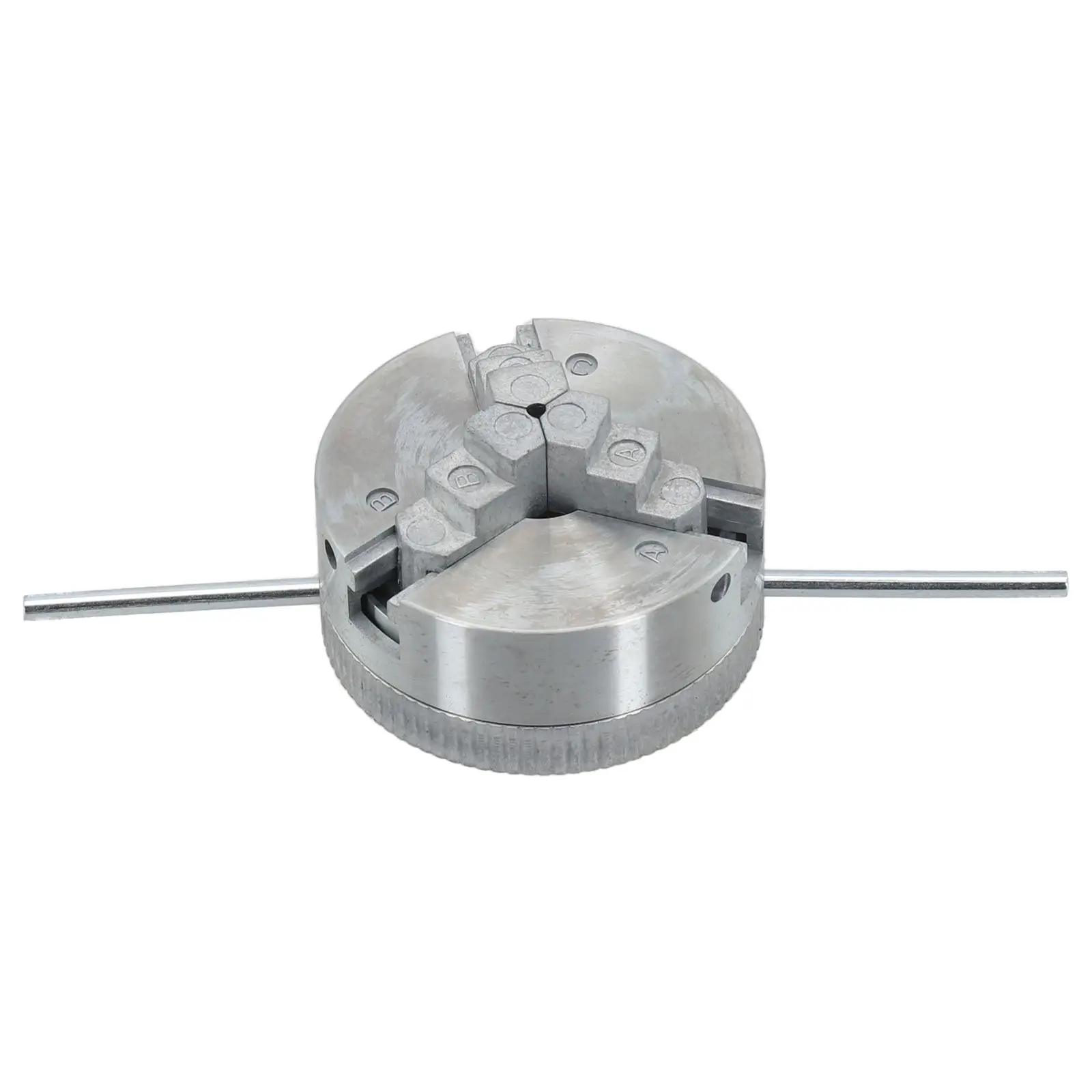 

Self-centering Chuck Lathe Chuck Spare Parts Z011 Zinc Alloy 1 Set 12-65mm Outer Accessories Replacement Silver