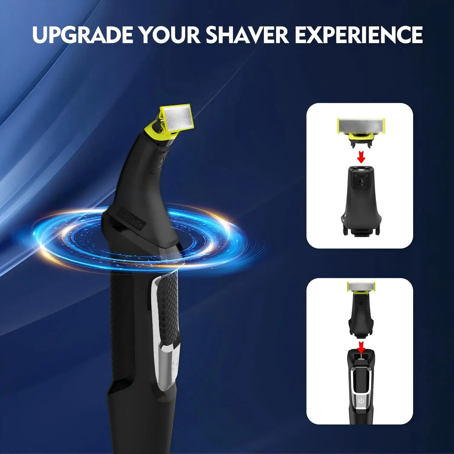 شفرات بديلة لماكينة الحلاقة متعددة الوظائف من Brangdy متوافقة مع سلسلة اللحية الكهربائية Norelco Multigroom 3000 5000 7000 9000