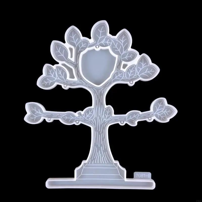 195C Photo Frame Tree Hanging Pendant Epoxy Resin Mold Desktop Decorations Silicone Mould DIY Crafts Home Ornaments Casting