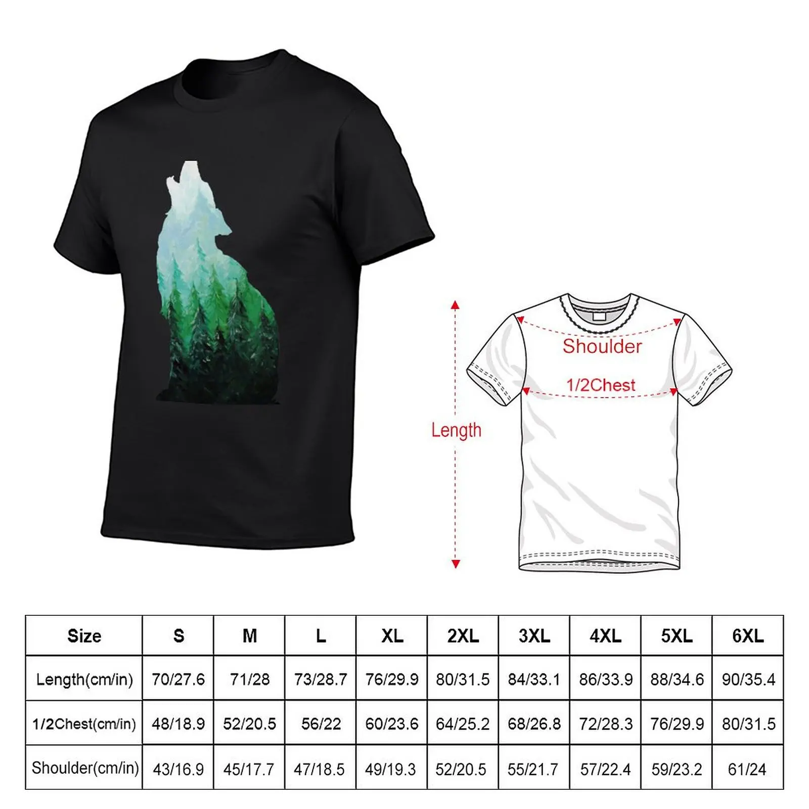 Howl at the Trees T-Shirt customs design your own sweat plus size men clothing