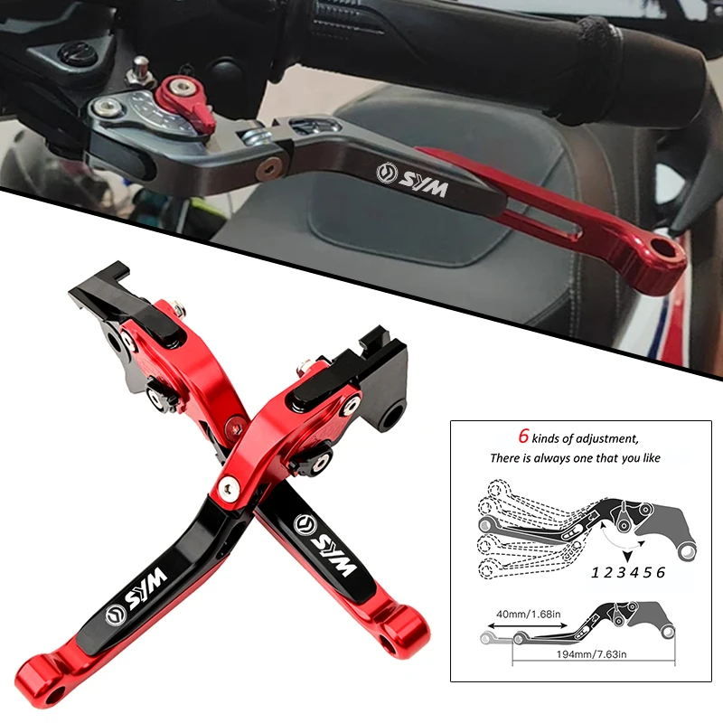

Fit For SYM Joymax Z300 GTS300i CRUISYM 300 Universal Motorcycle CNC Accessories Handle Brake Clutch Folding Brake Clutch Levers