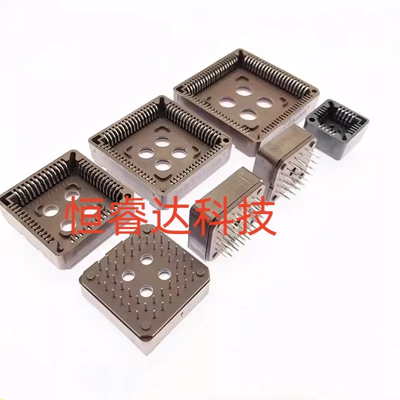 10PCS PLCC PLCC32 PLCC44 PLCC68 PLCC84 IC socket SMD DIP 32PIN/44PIN/68PIN/84PIN PLCC Socket adapter