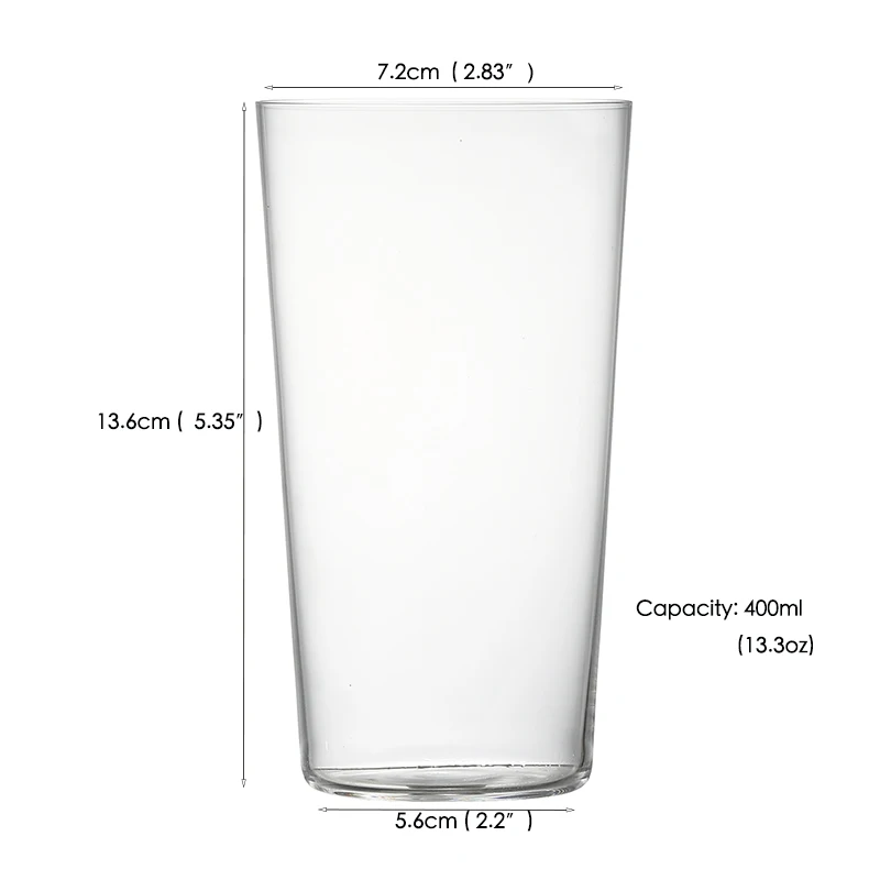Ultra Light Water Glass Cup, Juice Glasses Collins Glass Cocktail Glass